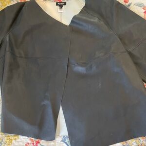 WORTH New York black/ leather jacket sz Med